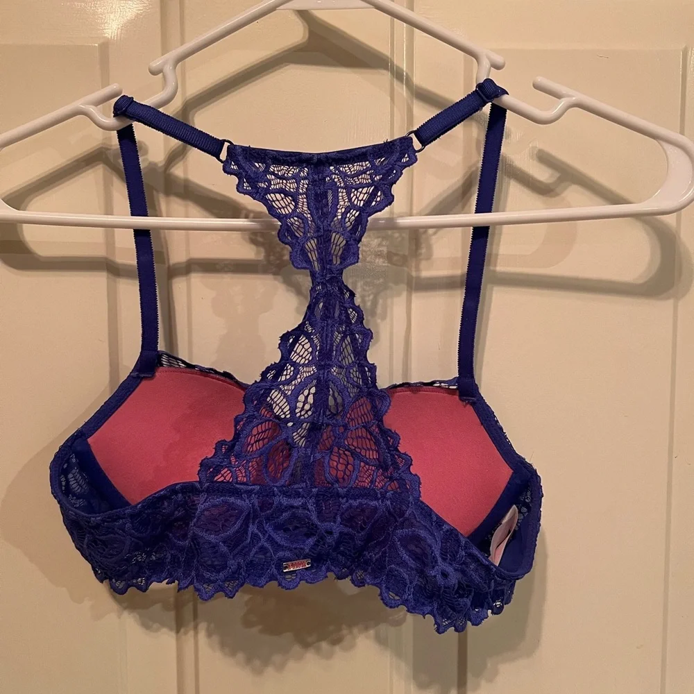 PINK Racer Back Push Up Bra, 34A - Picture 3 of 3